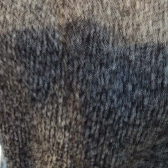 Loft Women's Size Small Sweater Vest Black Gray Sleeveless Pockets Collar - Picture 8 of 8